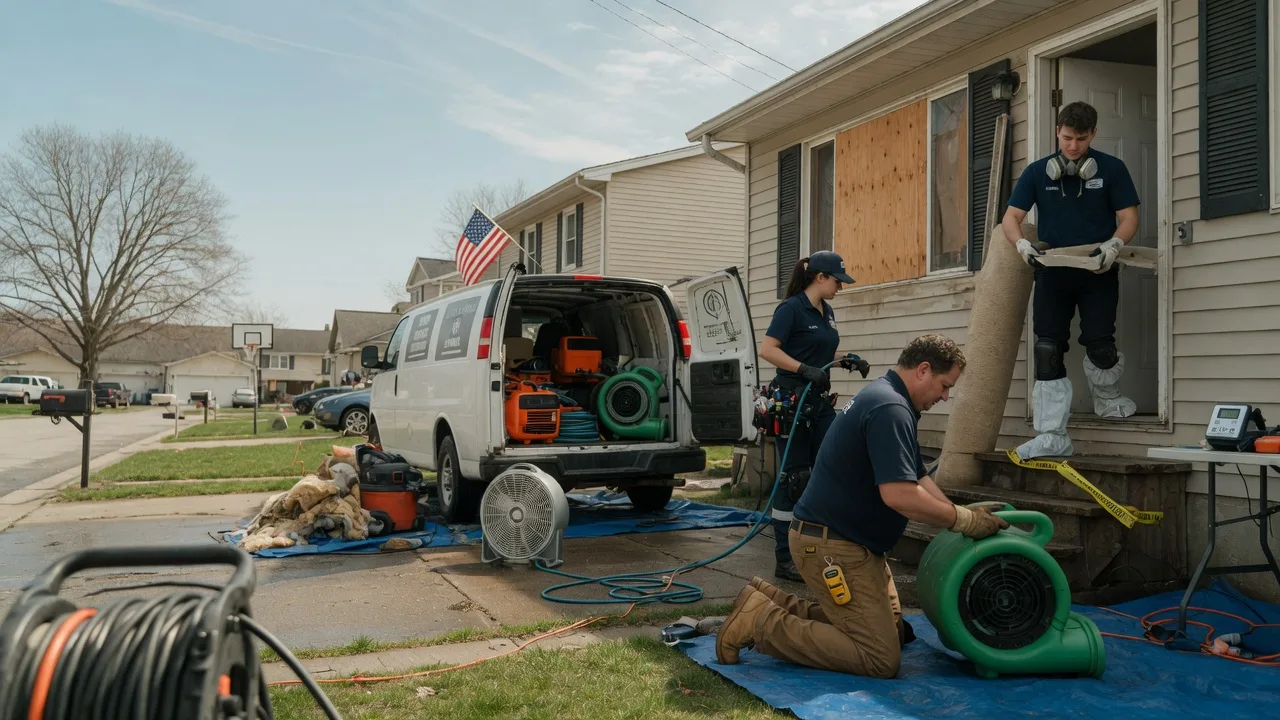 Water Damage Restoration in West Mineral, KS near me